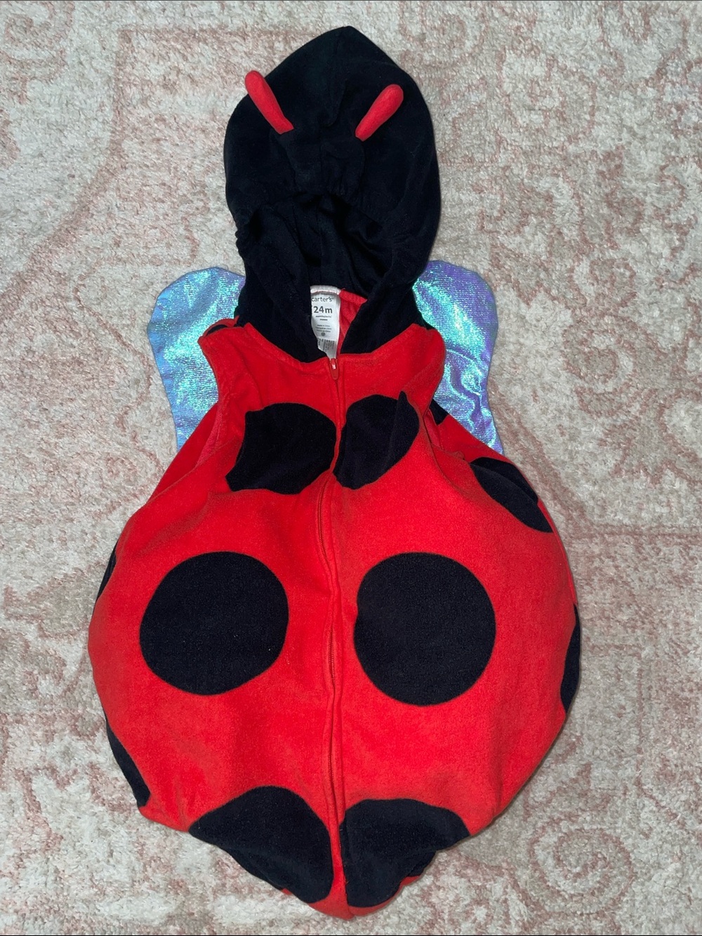 Carter's plush baby ladybug costume, 24 months